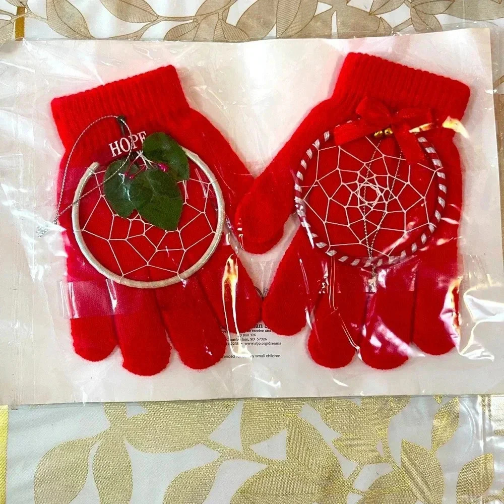 Christmas ornaments kids gloves